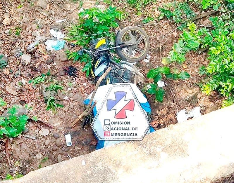 ¡AGRICULTOR SE MATÓ EN SU MOTOCICLETA!