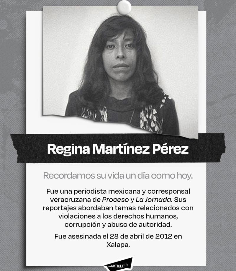 ¡14 AÑOS SIN REGINA! - *Y no hay justicia