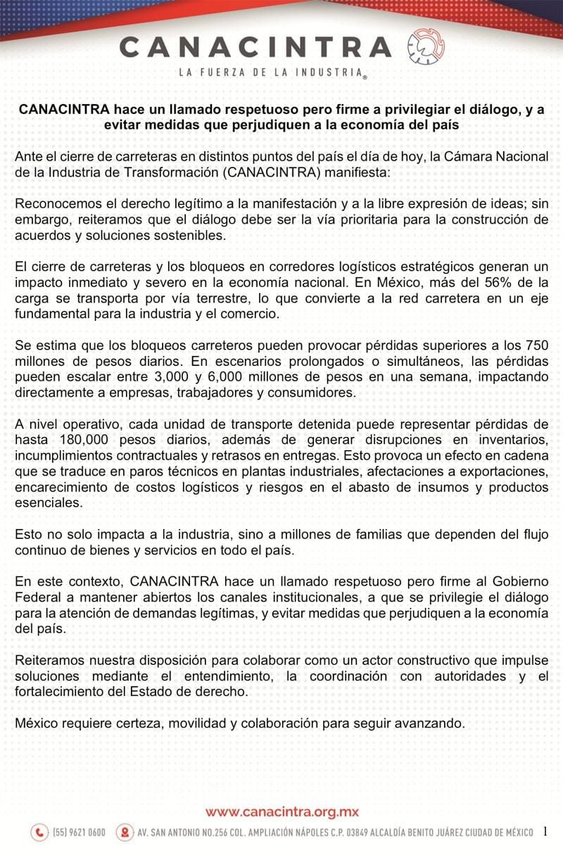 ¡PIERDEN MILLONADA! - POR BLOQUEOS CARRETEROS