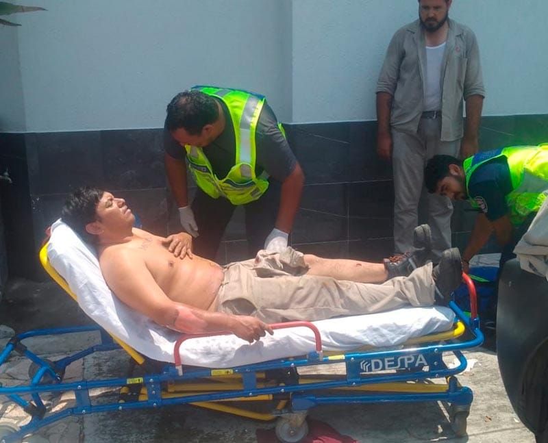 ¡LESIONADO POR EXPLOSIÓN DE TANQUE DE GAS!