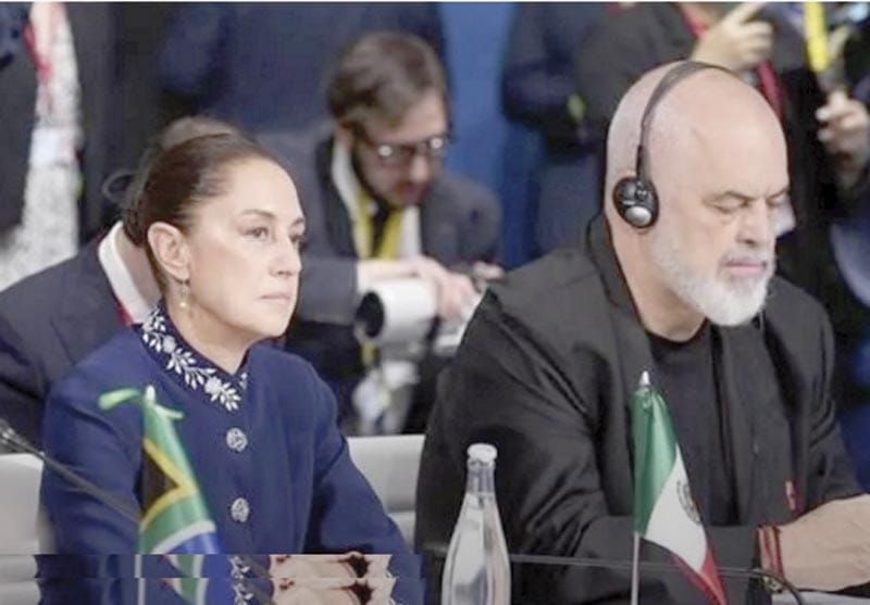 ¡SHEINBAUM LLAMA A FRENAR EL GASTO MILITAR A NIVEL MUNDIAL!