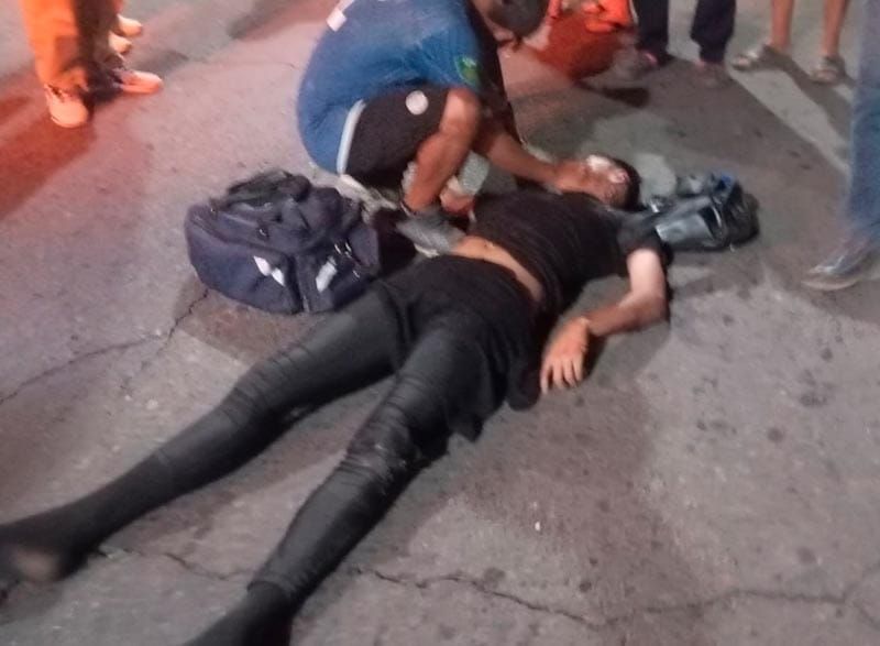 ¡JOVEN MOTOCICLISTA MURIÓ ARROLLADO POR AUTO!