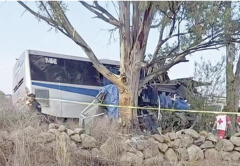 ¡TRAGEDIA EN CARRETERA DE QUERÉTARO DEJA 9 MUERTOS!