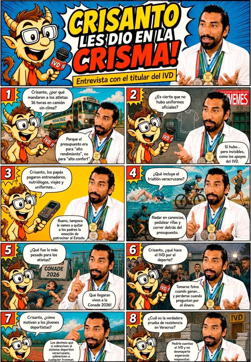 NOTI-MEME | - CRISANTO LES DIO EN LA CRISMA!