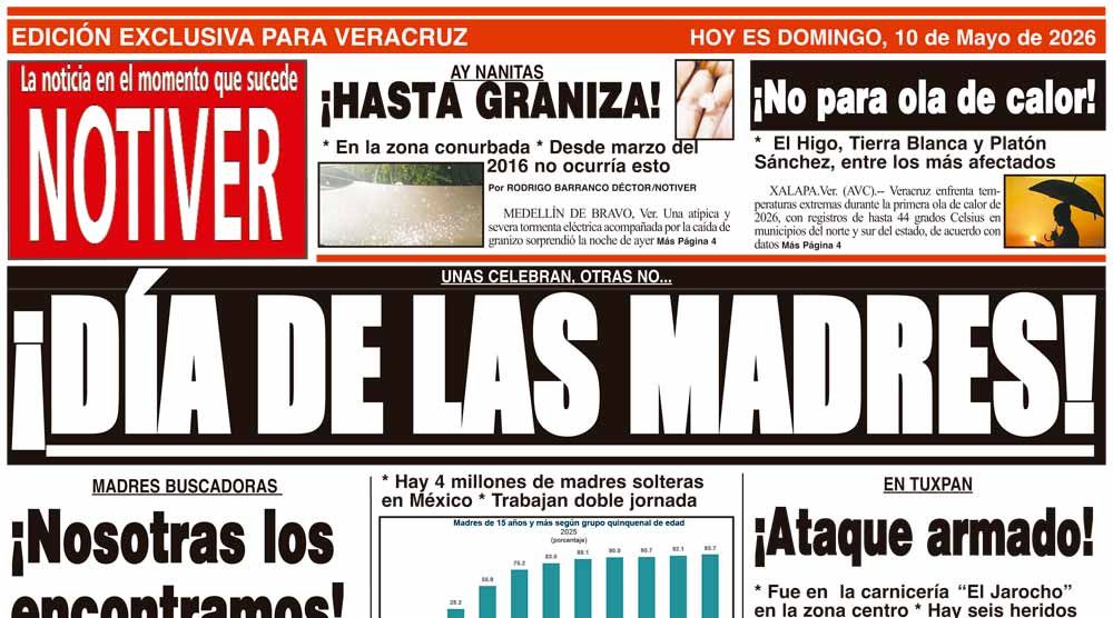 LA PORTADA - DOMINGO 10 DE MAYO 2026