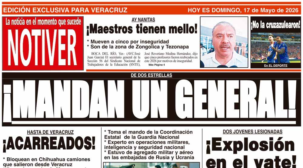 LA PORTADA - DOMINGO 17 DE MAYO 2026