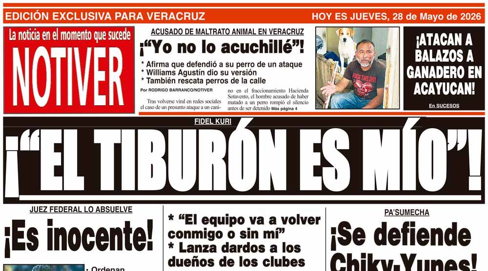 LA PORTADA - JUEVES 28 DE MAYO 2026