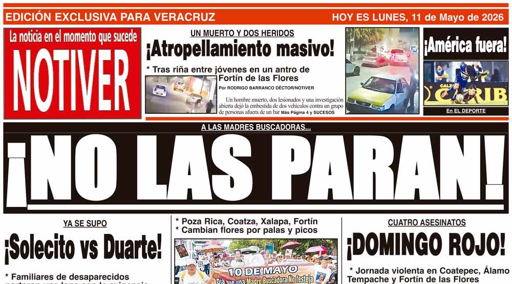 LA PORTADA - LUNES 11 DE MAYO 2026
