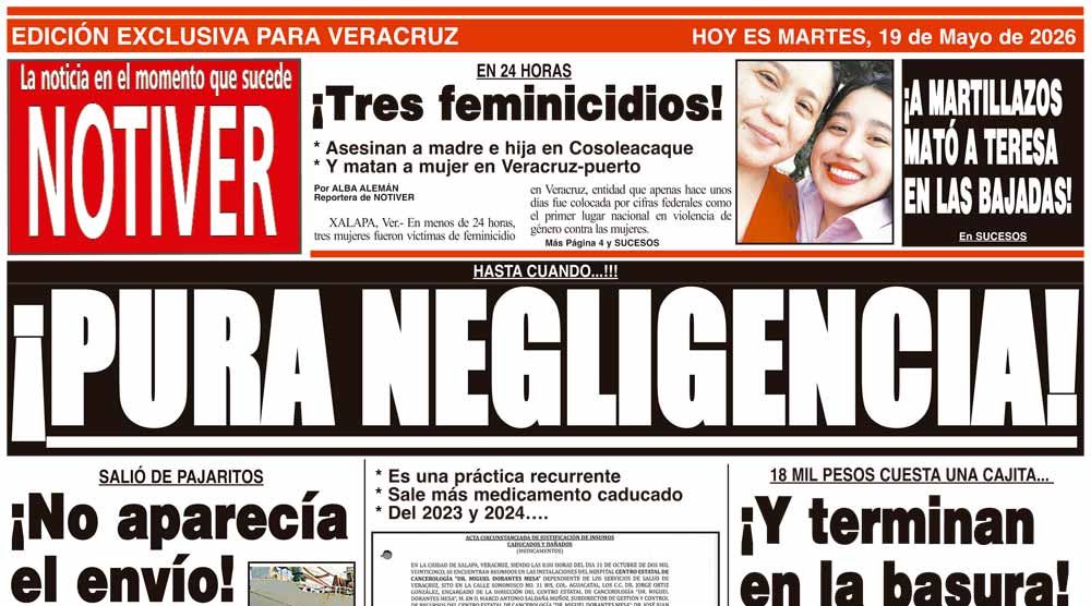 LA PORTADA - MARTES 19 DE MAYO 2026