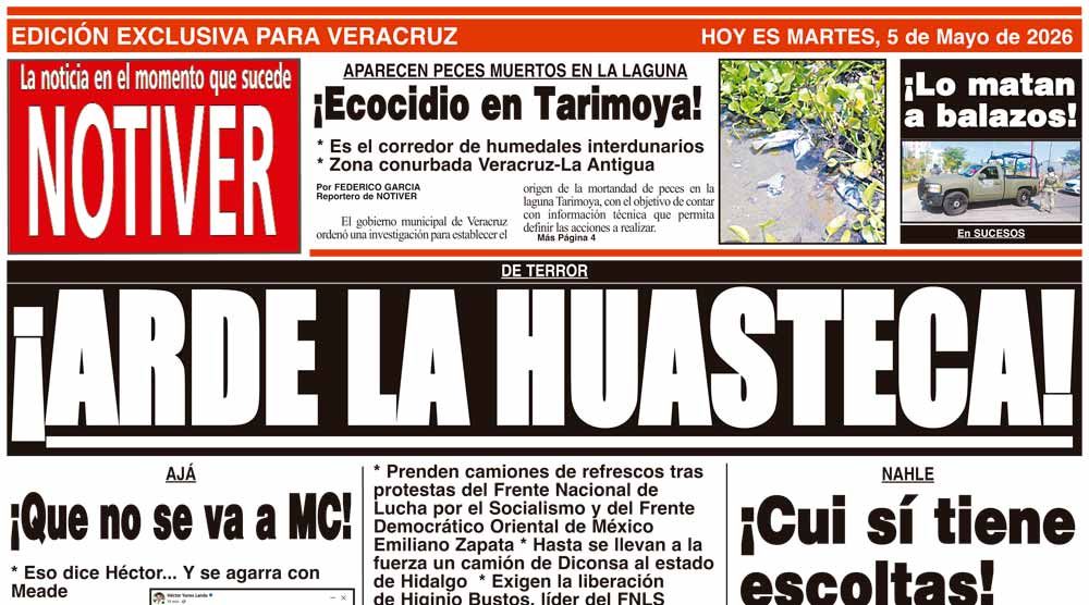 LA PORTADA - MARTES 5 DE MAYO 2026