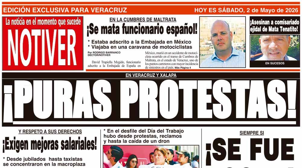 LA PORTADA - SÁBADO 2 DE MAYO 2026