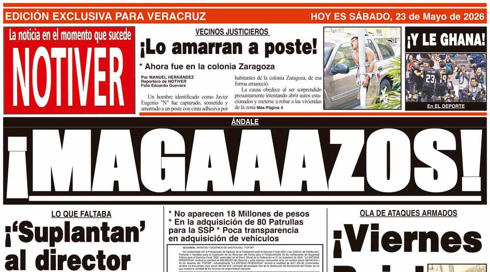 LA PORTADA - SÁBADO 23 DE MAYO 2026