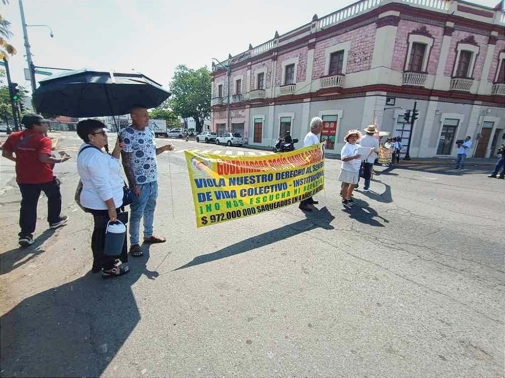 ¡PROTESTAN EN EL CENTRO! - JUBILADOS FEDERALIZADOS