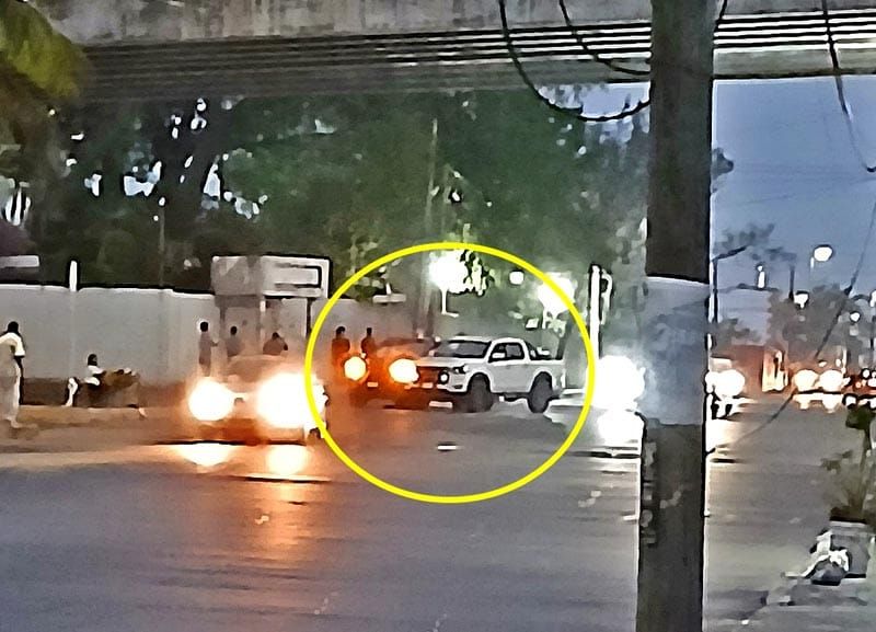 ¡CHOQUECITO ABAJO DEL PUENTE DE YÁÑEZ!