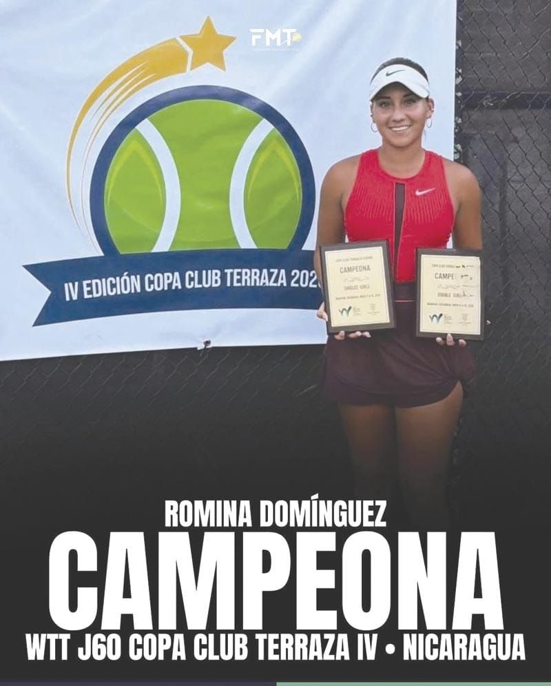 ¡DOBLE TÍTULO PARA TENISTA VERACRUZANA EN MANAGUA!