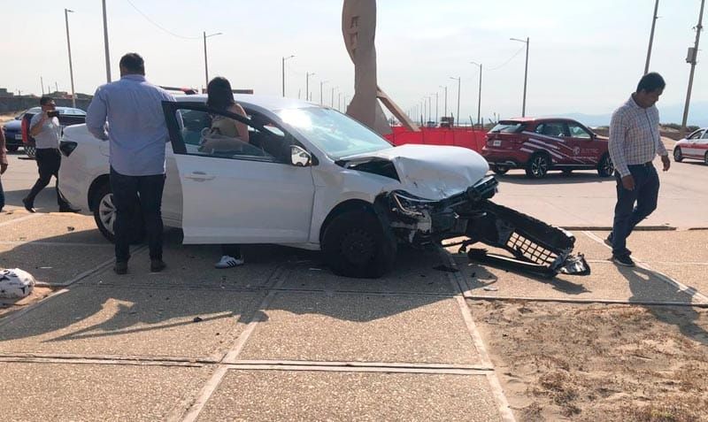 ¡TRANCAZO EN EL BULEVAR DE COATZA!