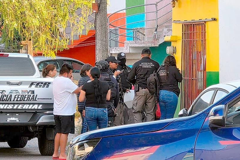 ¡FGR ASEGURA MAQUINITAS DURANTE CATEO EN EL FRACCIONAMIENTO ALBATROS!