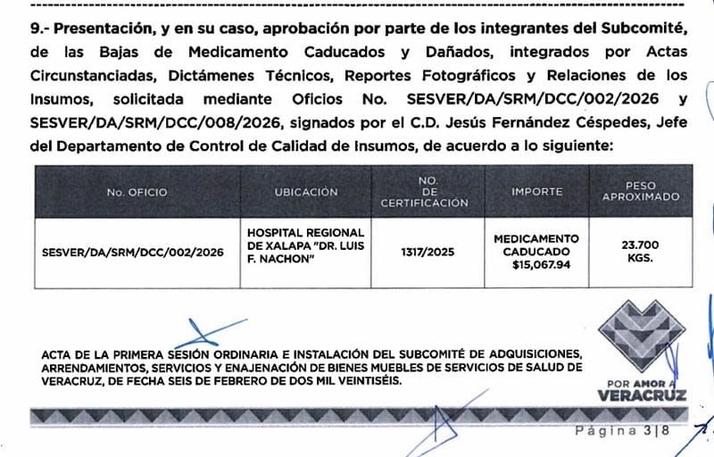¡LAS DEJAN CADUCAR! - EN LA SECRETARÍA DE SALUD