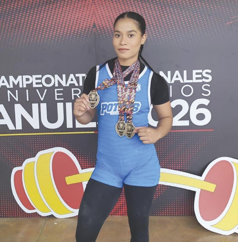 ¡PESISTA DE ORO EN NACIONAL UNIVERSITARIO!