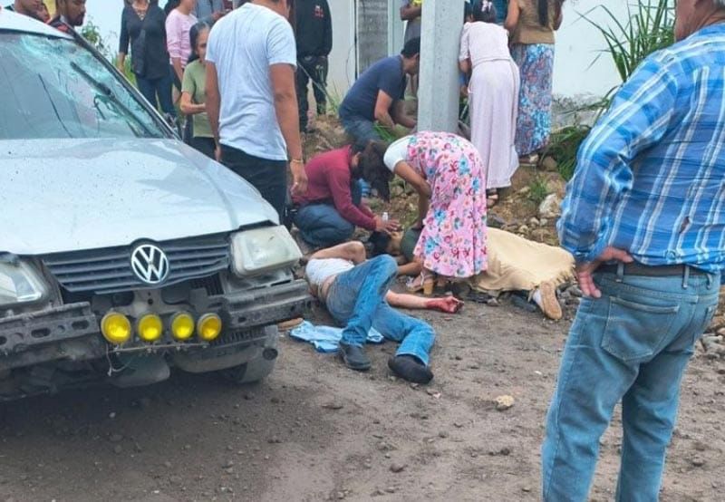 ¡CONDUCTOR BORRACHO ARROLLÓ Y MATÓ A JOVEN MAMÁ Y SU MENOR HIJA!