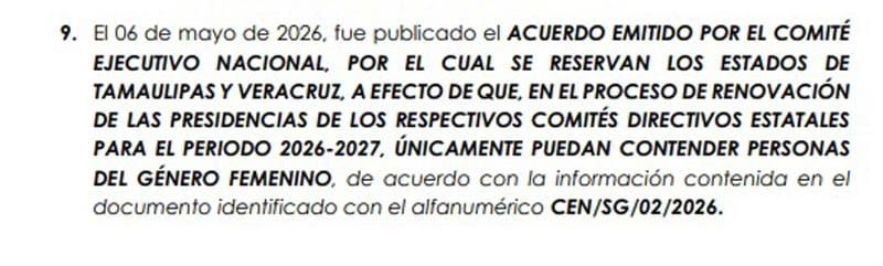 ¡UNA MUJER AL PAN! - RELEVARÁ A FEDERICO