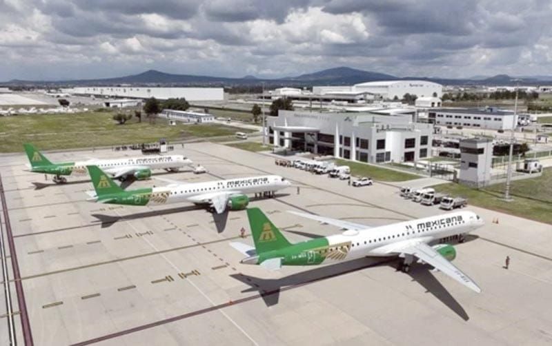 ¡RECIBE MEXICANA SEXTO EMBRAER EN AIFA!