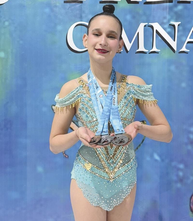 ¡LLUVIA DE MEDALLAS PARA GIMNASTAS!
