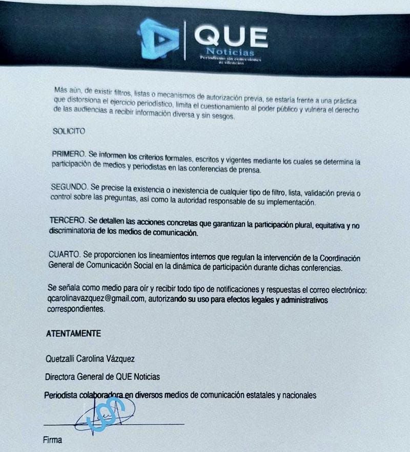 ¡QUE NO LE DEJAN PREGUNTAR! - *A la gobernadora dice una reportera