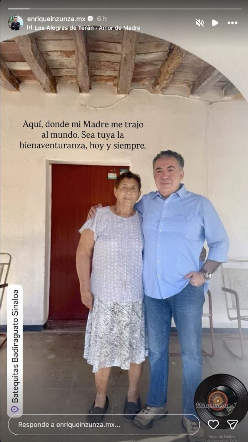 ¡EL SENADOR MORENISTA INZUNZA REAPARECE... EN EL INSTAGRAM!