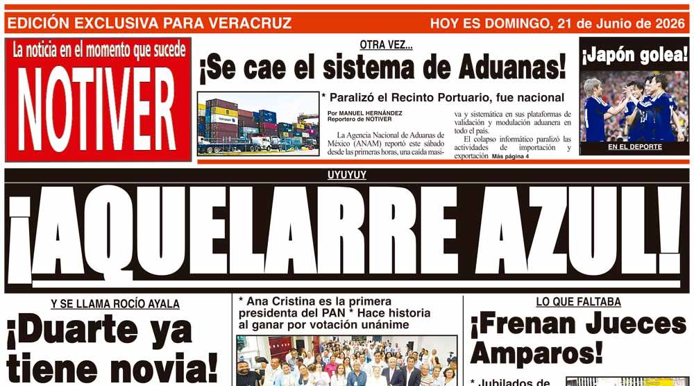 LA PORTADA - DOMINGO 21 DE JUNIO 2026