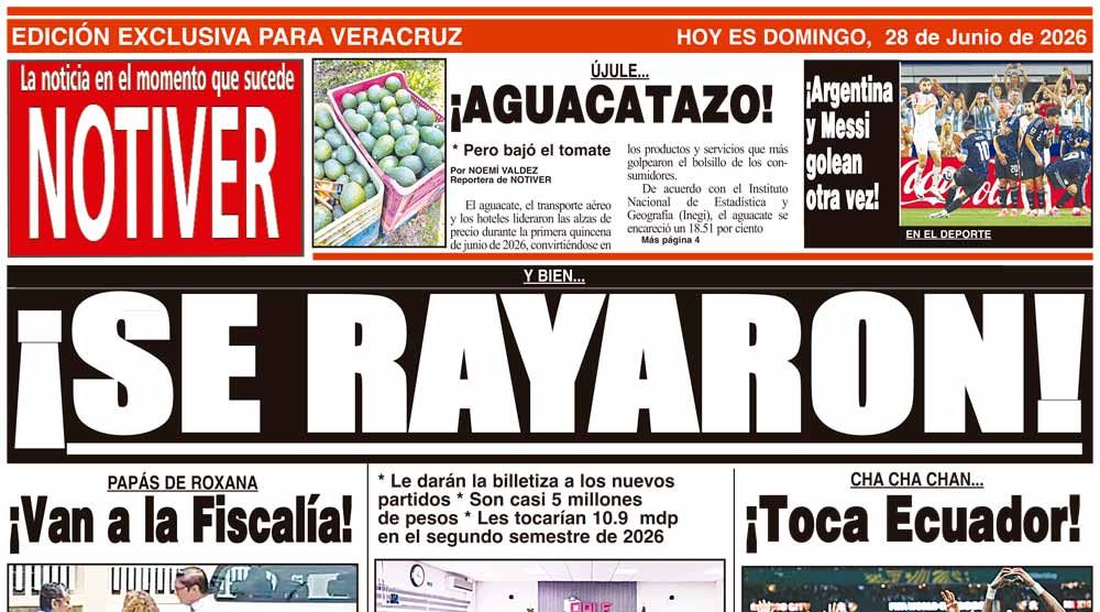 LA PORTADA - DOMINGO 28 DE JUNIO 2026