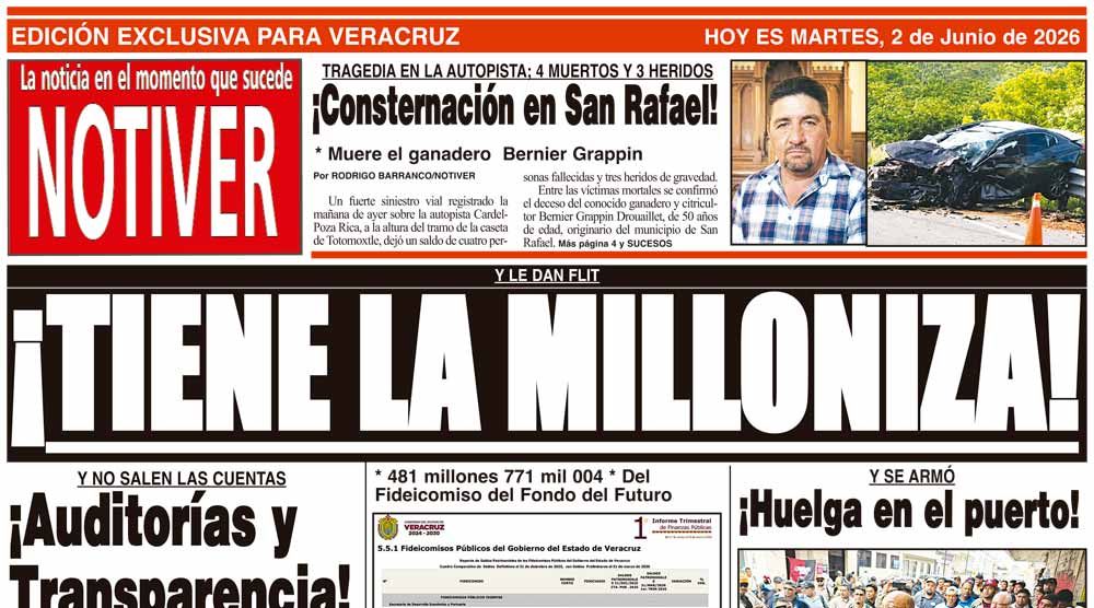 LA PORTADA - MARTES 2 DE JUNIO 2026