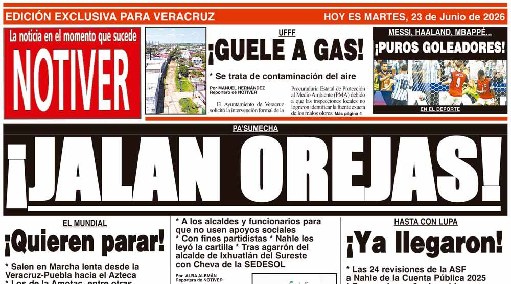 LA PORTADA - MARTES 23 DE JUNIO 2026