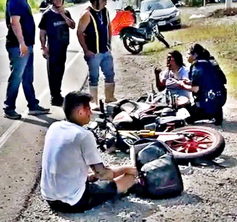 ¡JOVENCITA DESFIGURADA EN ACCIDENTE DE MOTO!