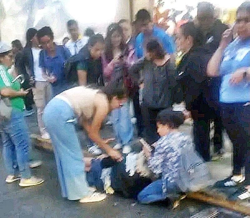 ¡CAFRE ATROPELLÓ A “LA CIGÜEÑA”!