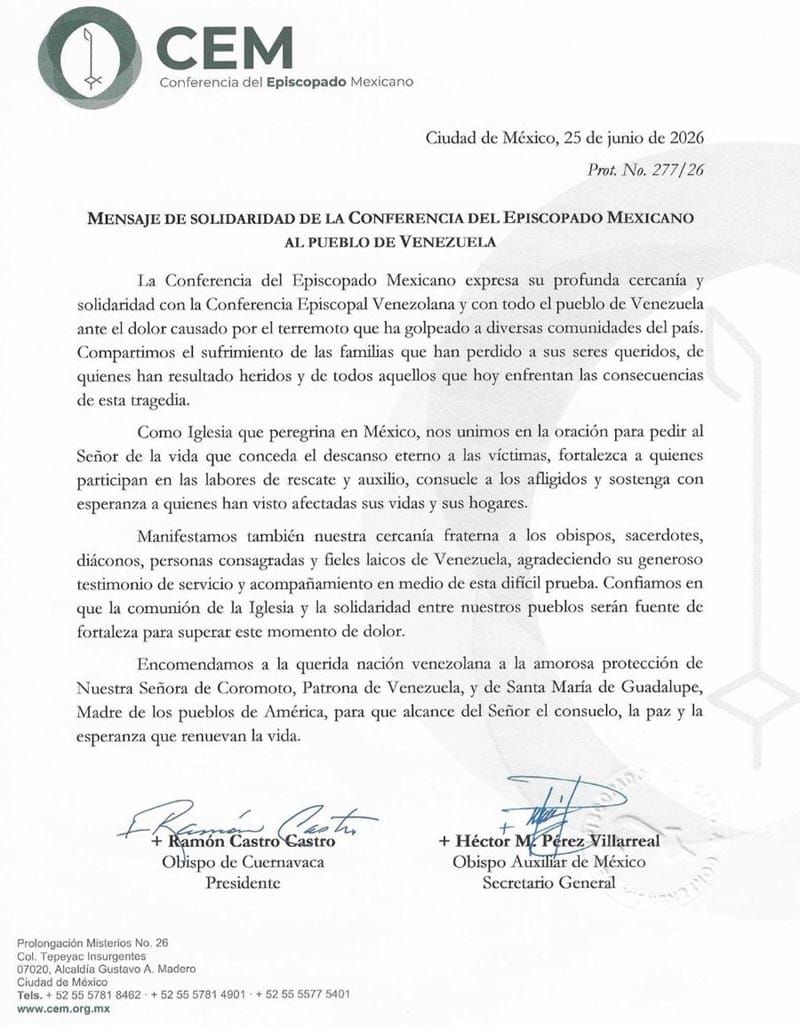 ¡NO LOS DEJEN SOLOS! - A VENEZUELA