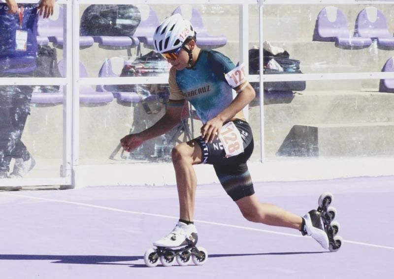 ¡DOBLE ORO EN PATINAJE DE VELOCIDAD!