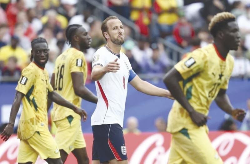 ¡SE COMPLICA INGLATERRA CON EMPATE ANTE GHANA!