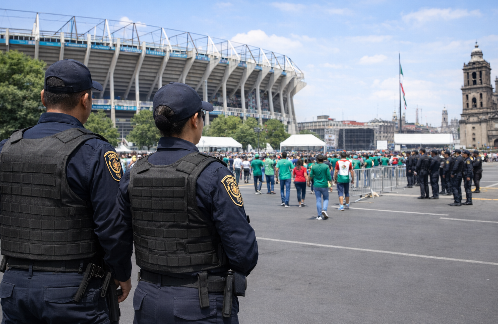 ¡SSC DESPLEGARÁ MÁS DE 11 MIL ELEMENTOS EN OPERATIVO DE SEGURIDAD DURANTE EL MUNDIAL 2026!