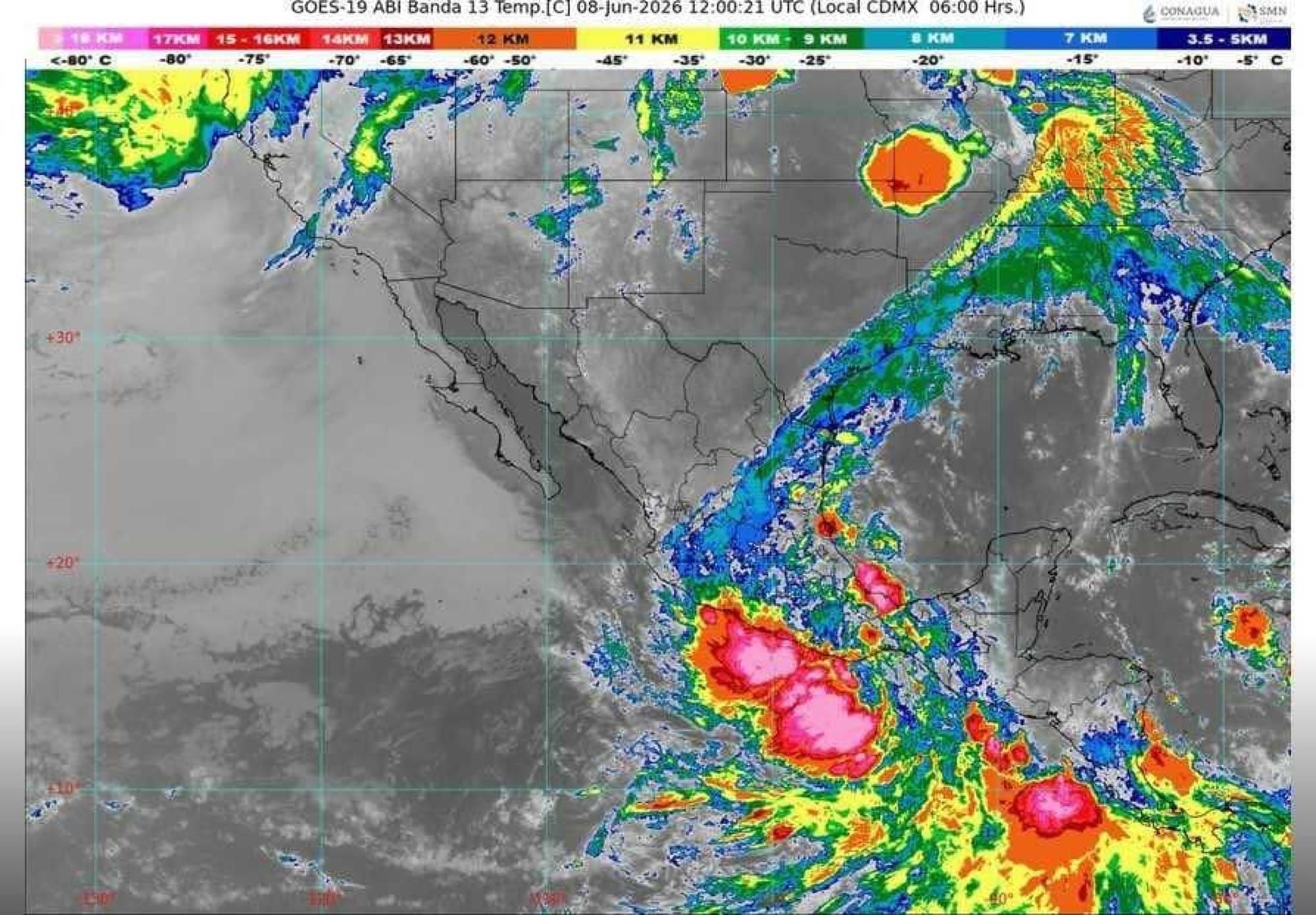 ¡AMAGA A GUERRERO LA POSIBLE TORMENTA TROPICAL BORIS; SE APROXIMA A ACAPULCO Y TENDRÁ EFECTO EN CDMX!