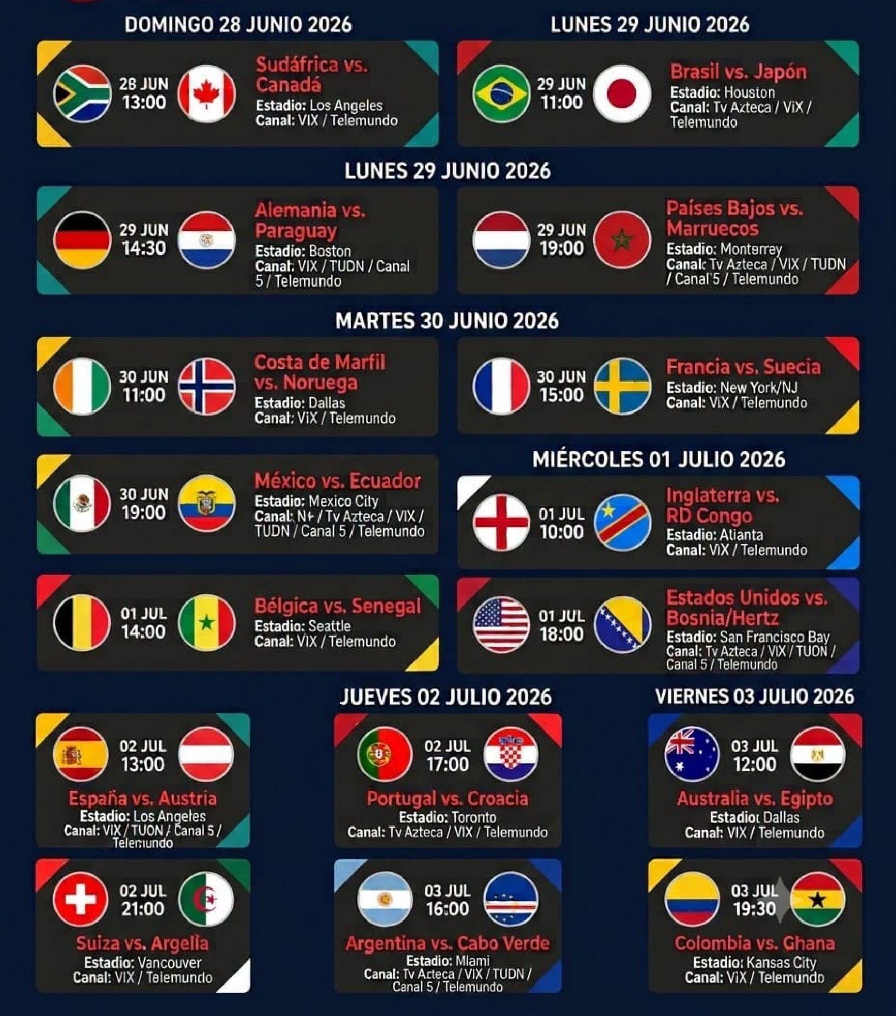!ASÍ SE JUEGAN LOS 16AVOS DE FINAL!