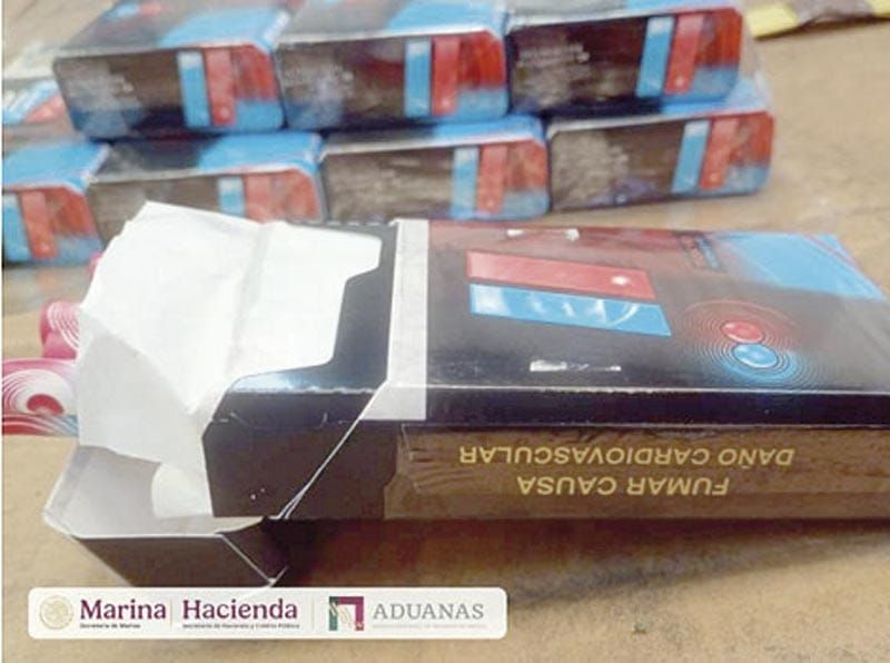 ¡ASEGURAN 1.2 MILLONES DE CIGARRILLOS EN EL AICM!