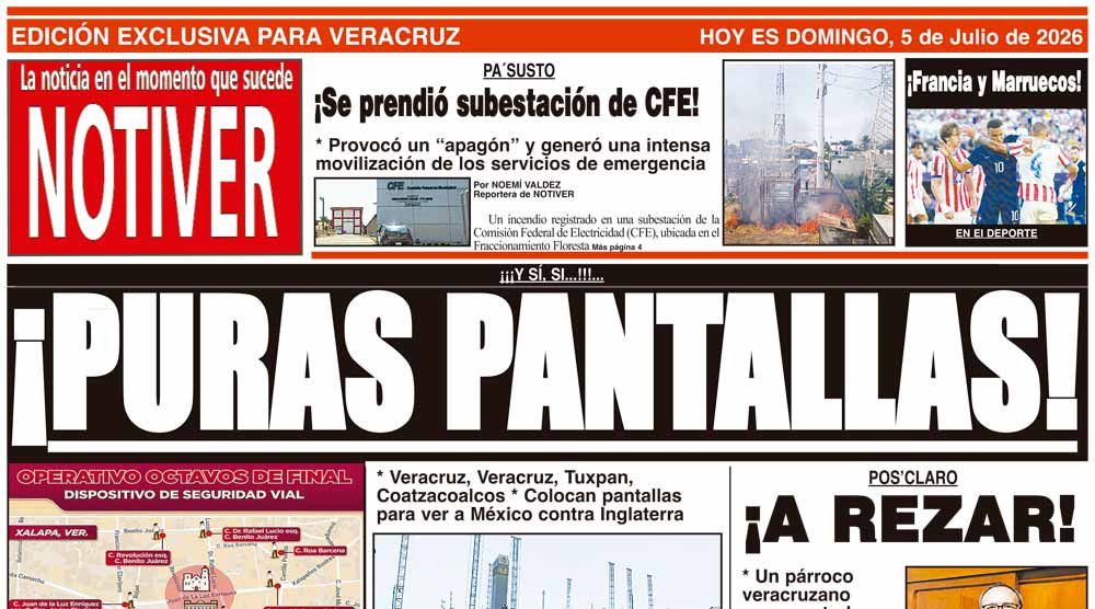 LA PORTADA - DOMINGO 5 DE JULIO 2026