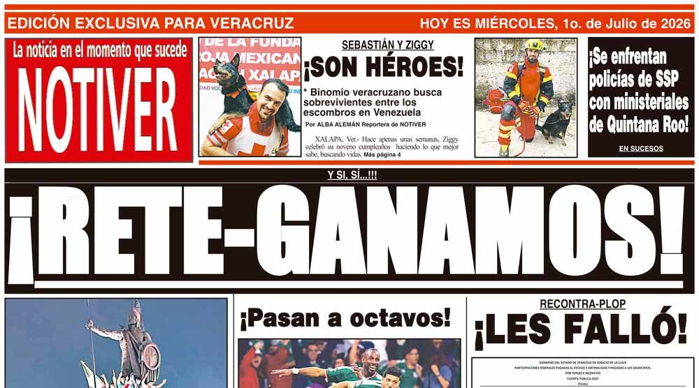 LA PORTADA - MIÉRCOLES 1 DE JULIO 2026