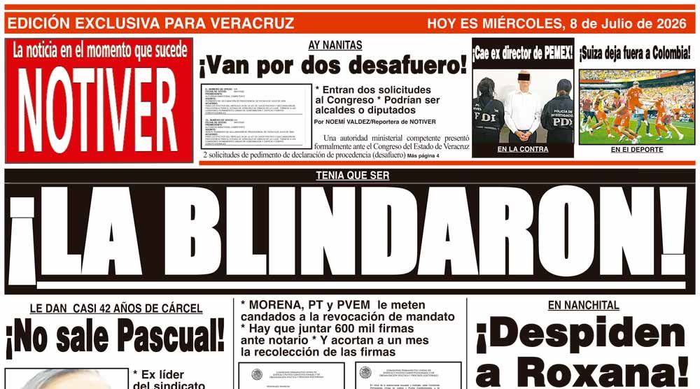LA PORTADA - MIÉRCOLES 8 DE JULIO 2026