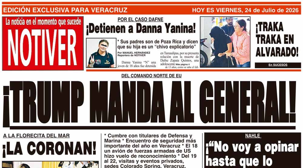LA PORTADA - VIERNES 24 DE JULIO 2026