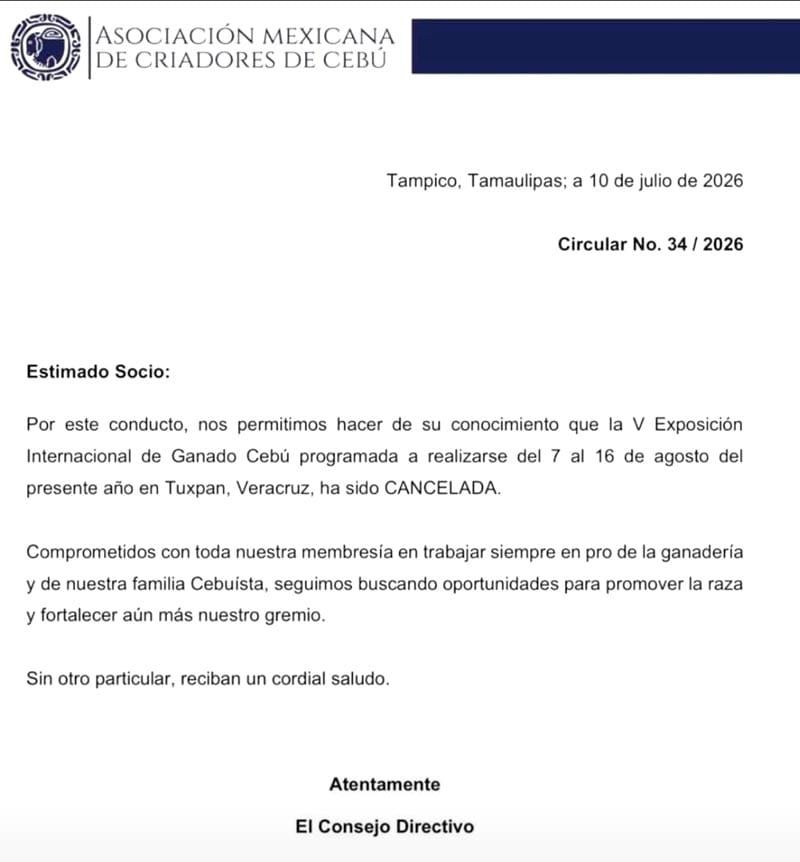 ¡CANCELAN FERIA GANADERA! - EN TUXPAN