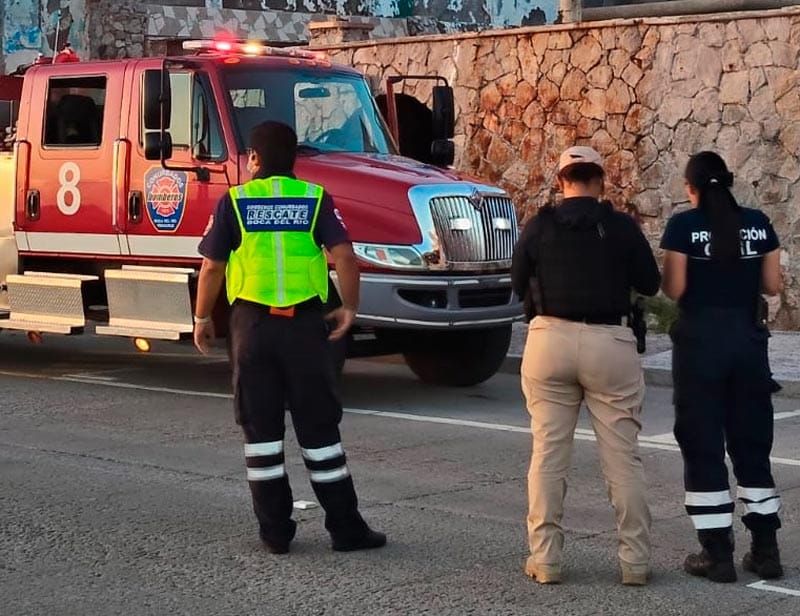 ¡CONATO DE INCENDIO POR QUEMA DE CABLE DE COBRE!