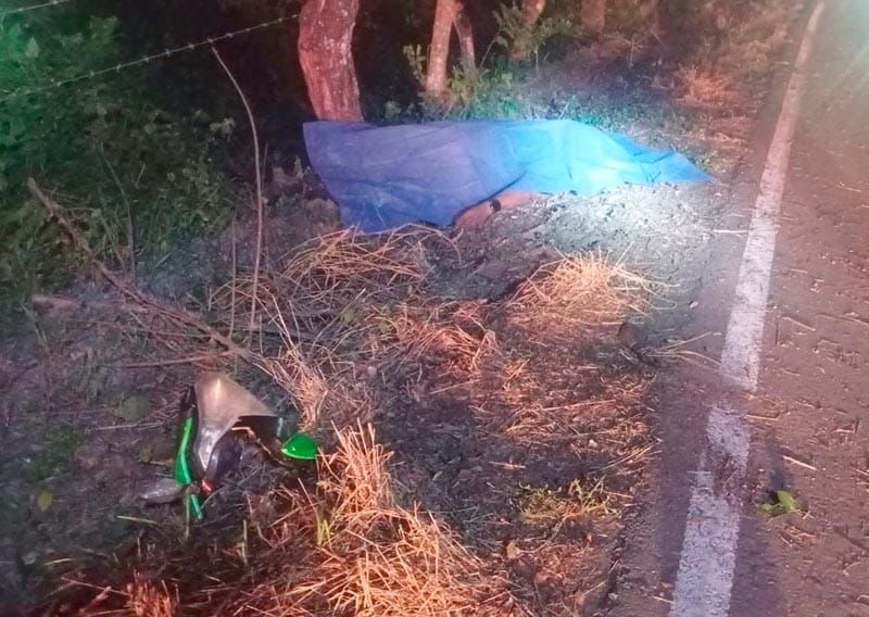 ¡BIKER PIERDE LA VIDA EN LA CARRETERA A “EL MORALILLO”!