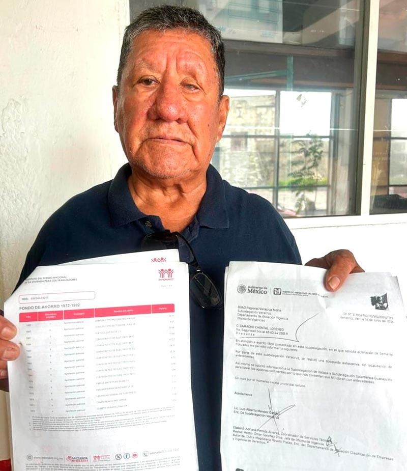 ¡LENCHO DENUNCIA QUE EN EL IMSS LE DESAPARECIERON SEMANAS COTIZADAS!